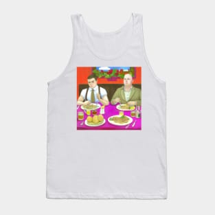 British Queer Couple Having Dinner Tank Top